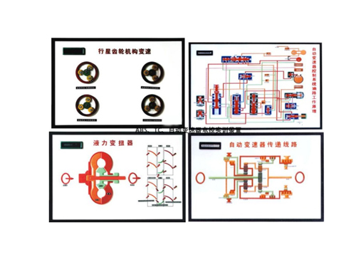 ABS、TC、自動變速器電控實訓裝置